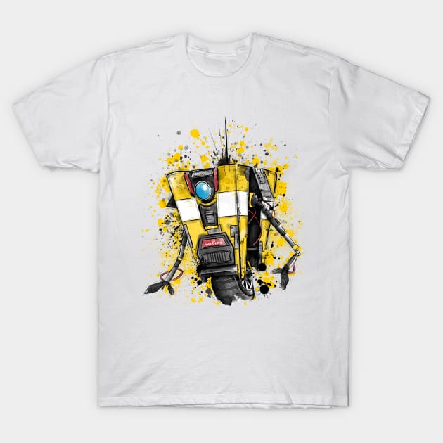 CL4P-TP Robot T-Shirt by DrMonekers